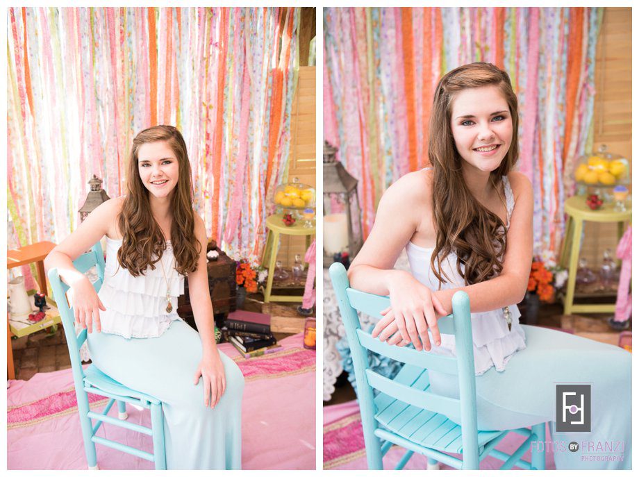 Spring Group of Girls April Showers Themed Styled Session | Senior Session | Pink & Purple | Fotos by Franzi Photography