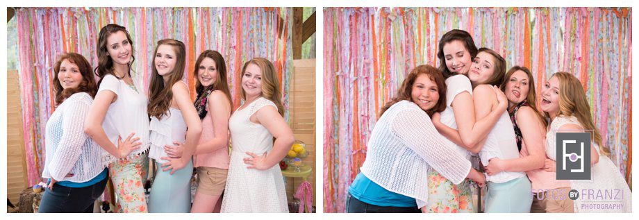 Spring Group of Girls April Showers Themed Styled Session | Senior Session | Pink & Purple | Fotos by Franzi Photography