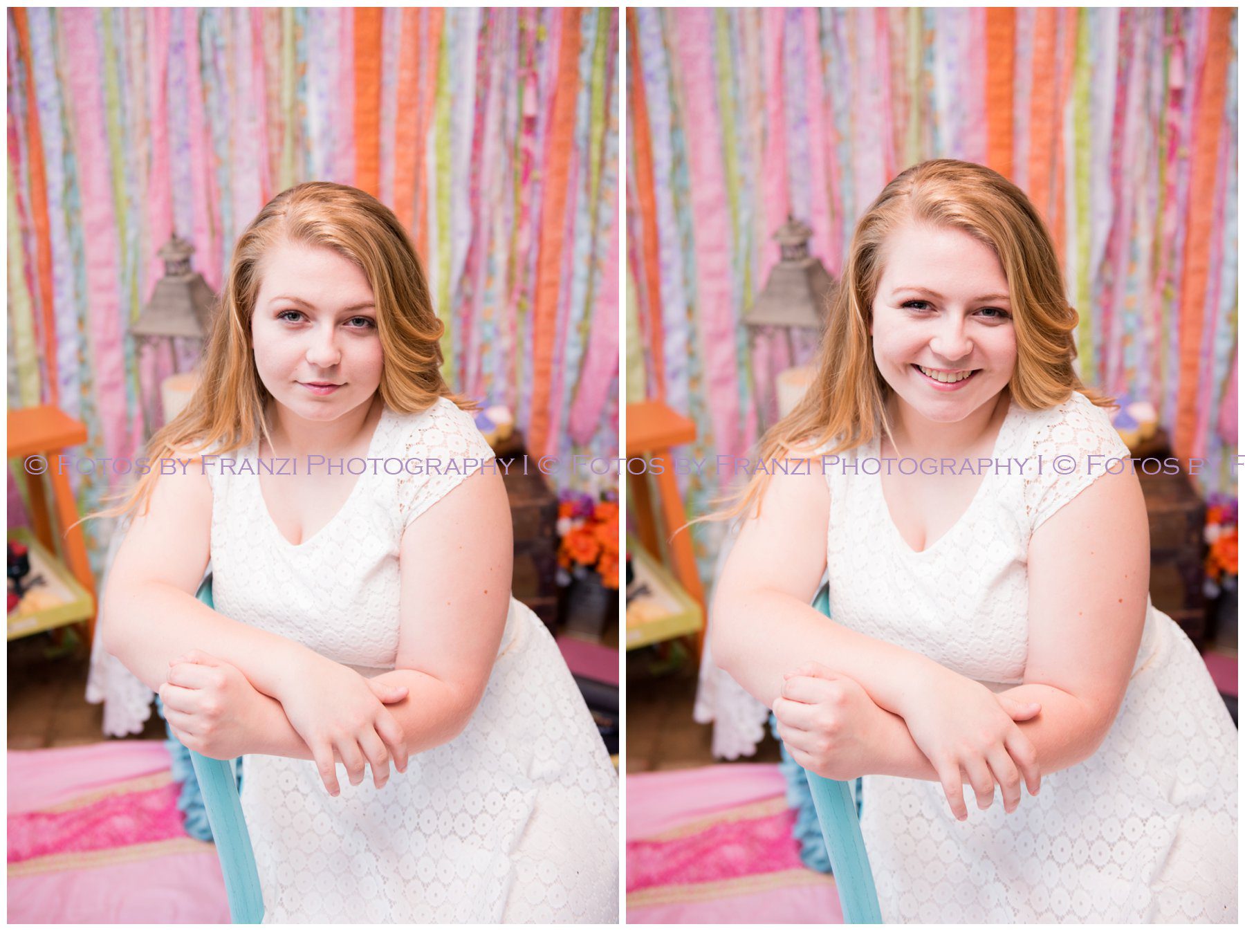 Spring Group of Girls April Showers Themed Styled Session | Senior Session | Pink & Purple | Fotos by Franzi Photography