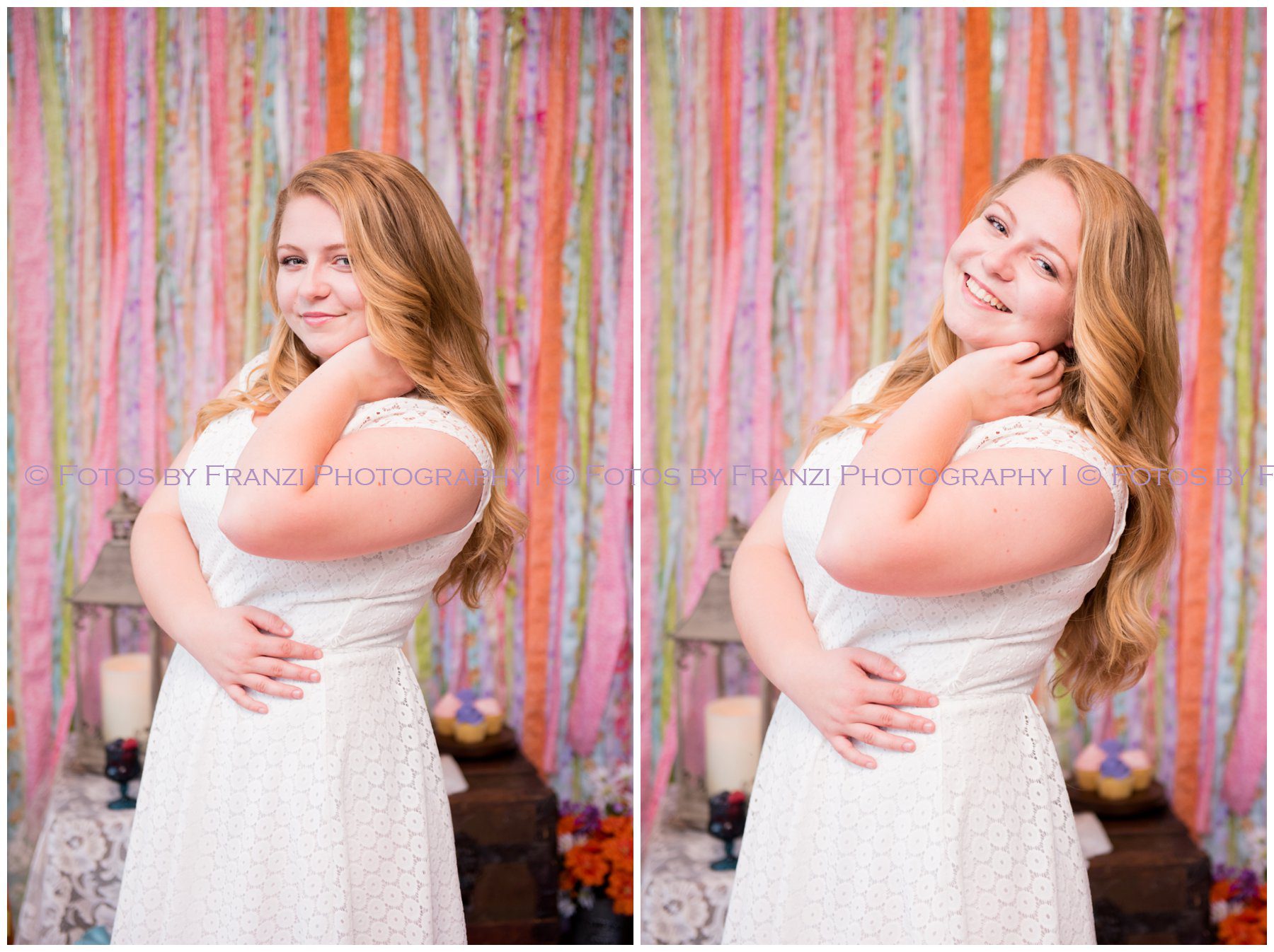 Spring Group of Girls April Showers Themed Styled Session | Senior Session | Pink & Purple | Fotos by Franzi Photography