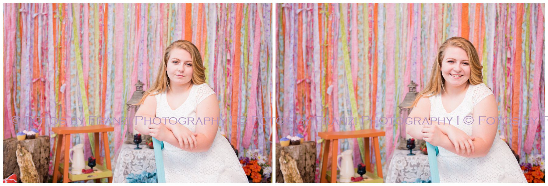 Spring Group of Girls April Showers Themed Styled Session | Senior Session | Pink & Purple | Fotos by Franzi Photography