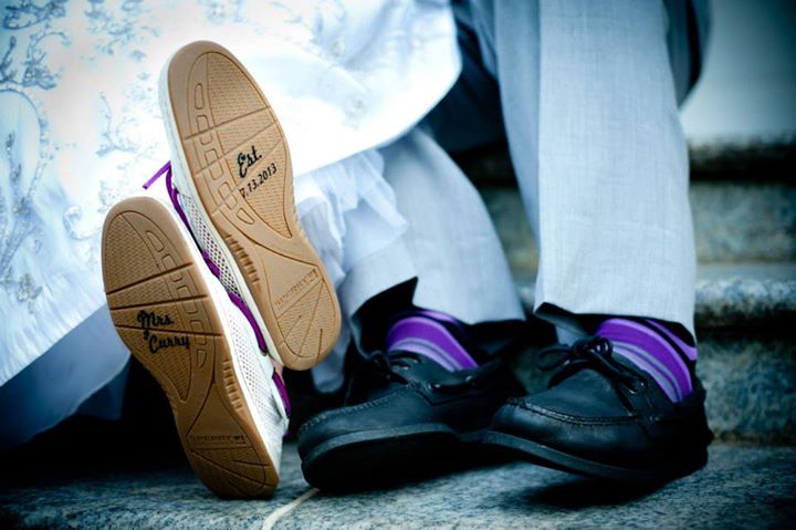 Purple & Gray Wedding Photo #2