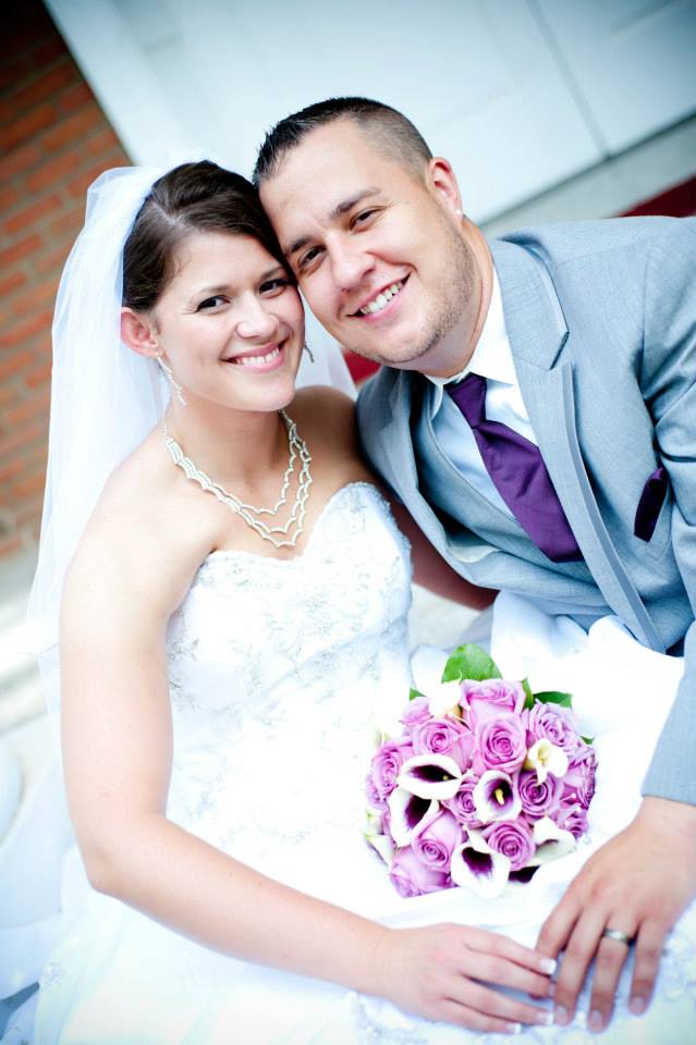 Purple & Gray Wedding Photo #3