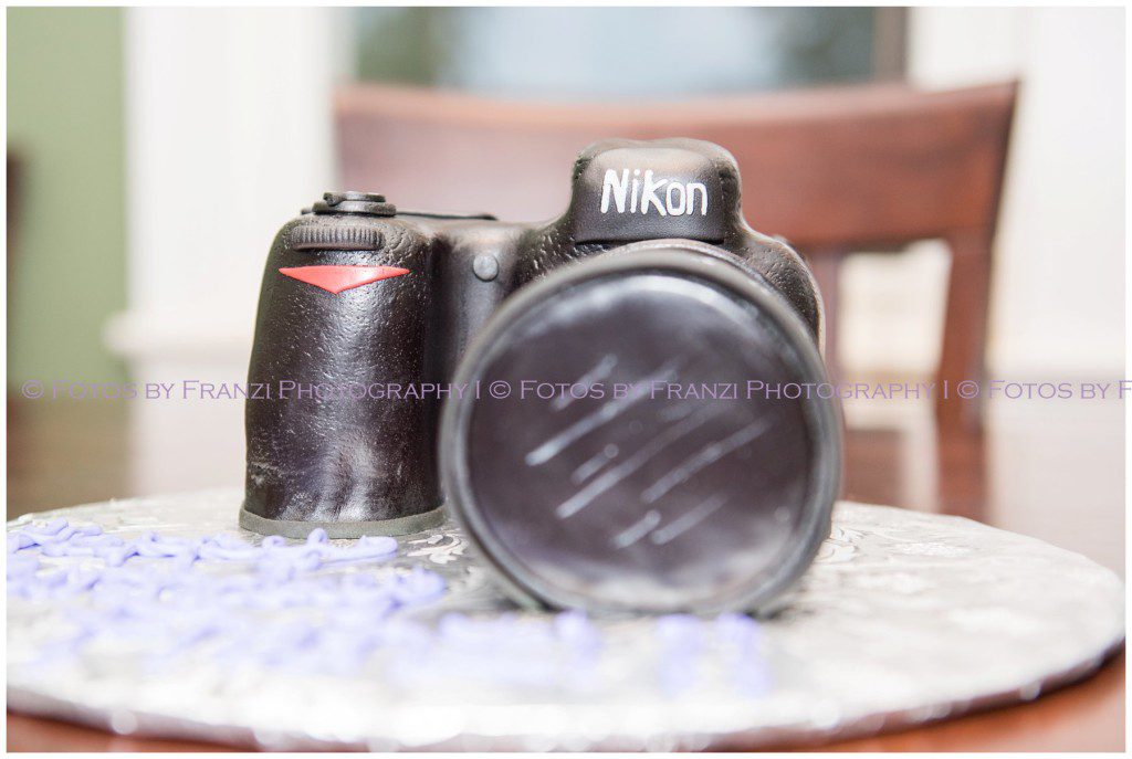 Nikon Camera Birthday Cake