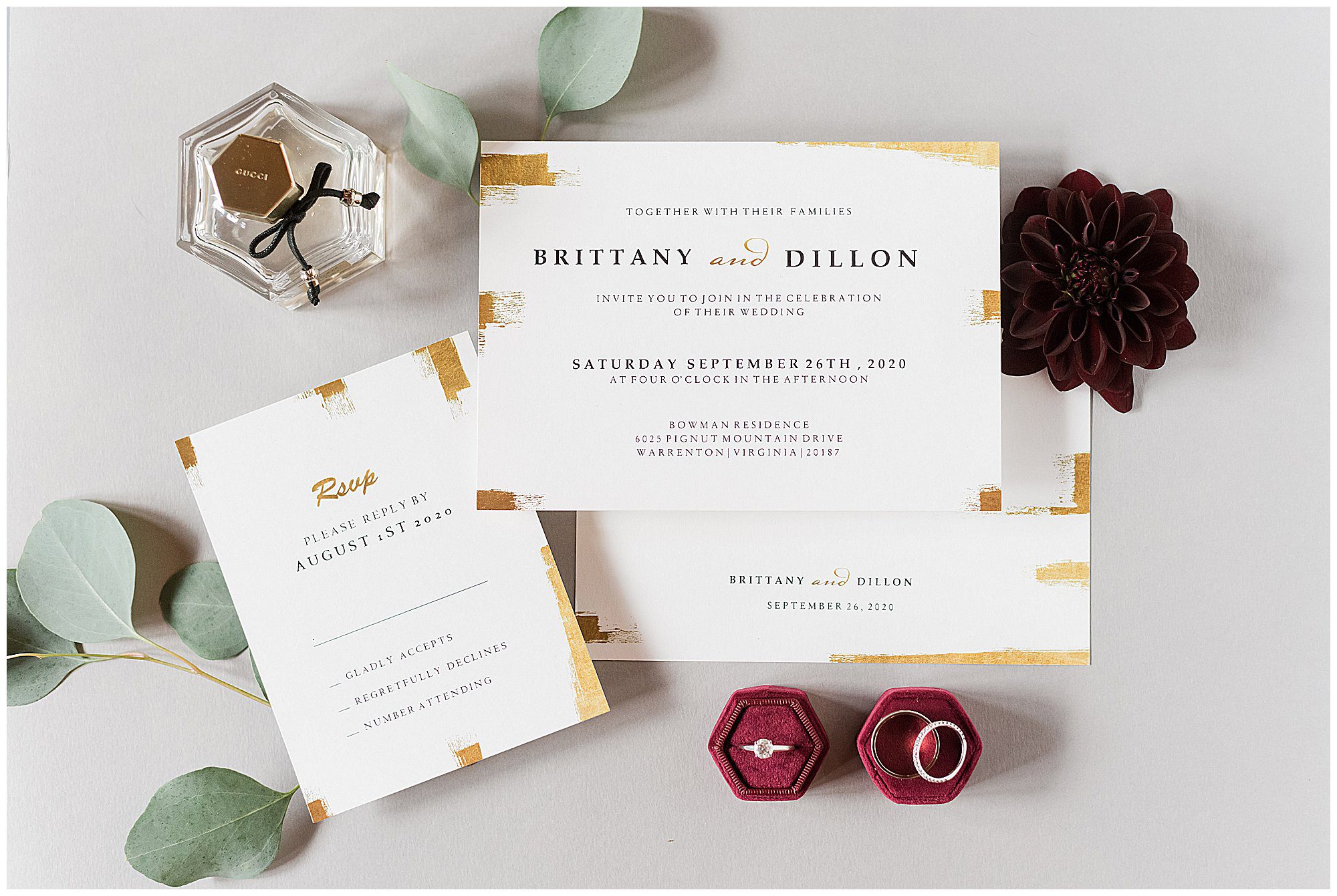 Invitation Suite Gold